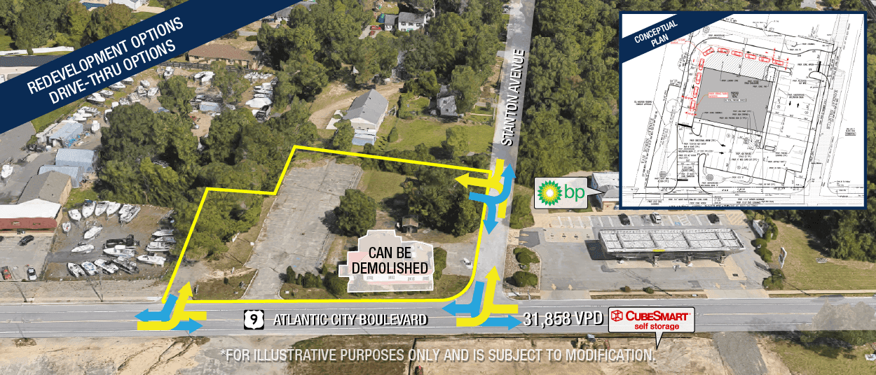 121 Atlantic City Boulevard redevelopment site in Bayville