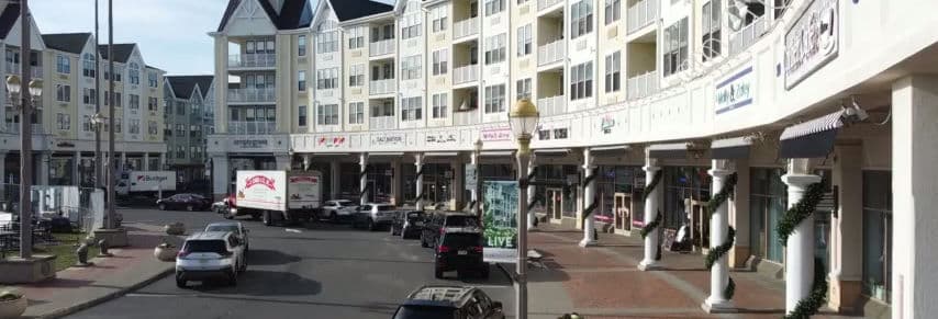 Retail storefront and mixed-use development in New Jersey